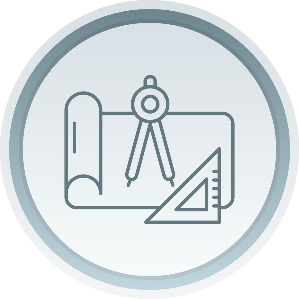 Draft Linear Button Icon vector