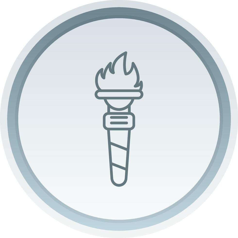 Torch Linear Button Icon 37840063 Vector Art at Vecteezy