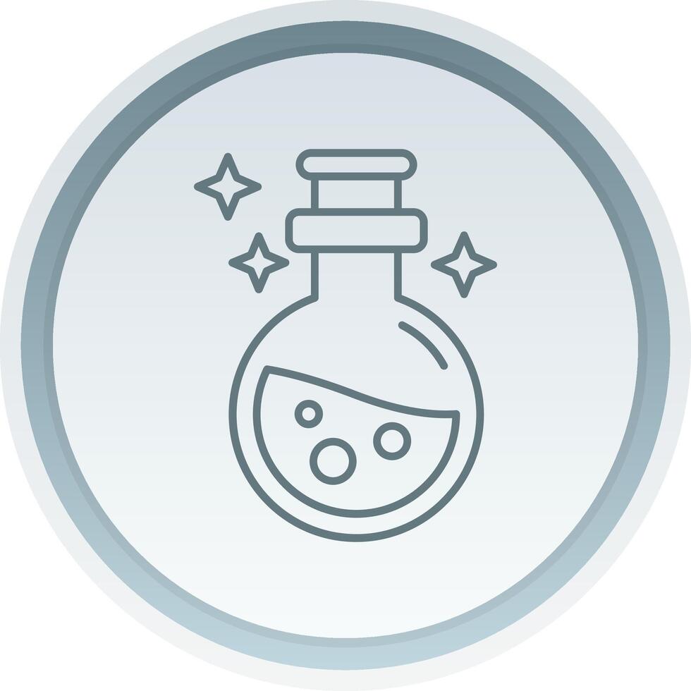 Potion Linear Button Icon vector