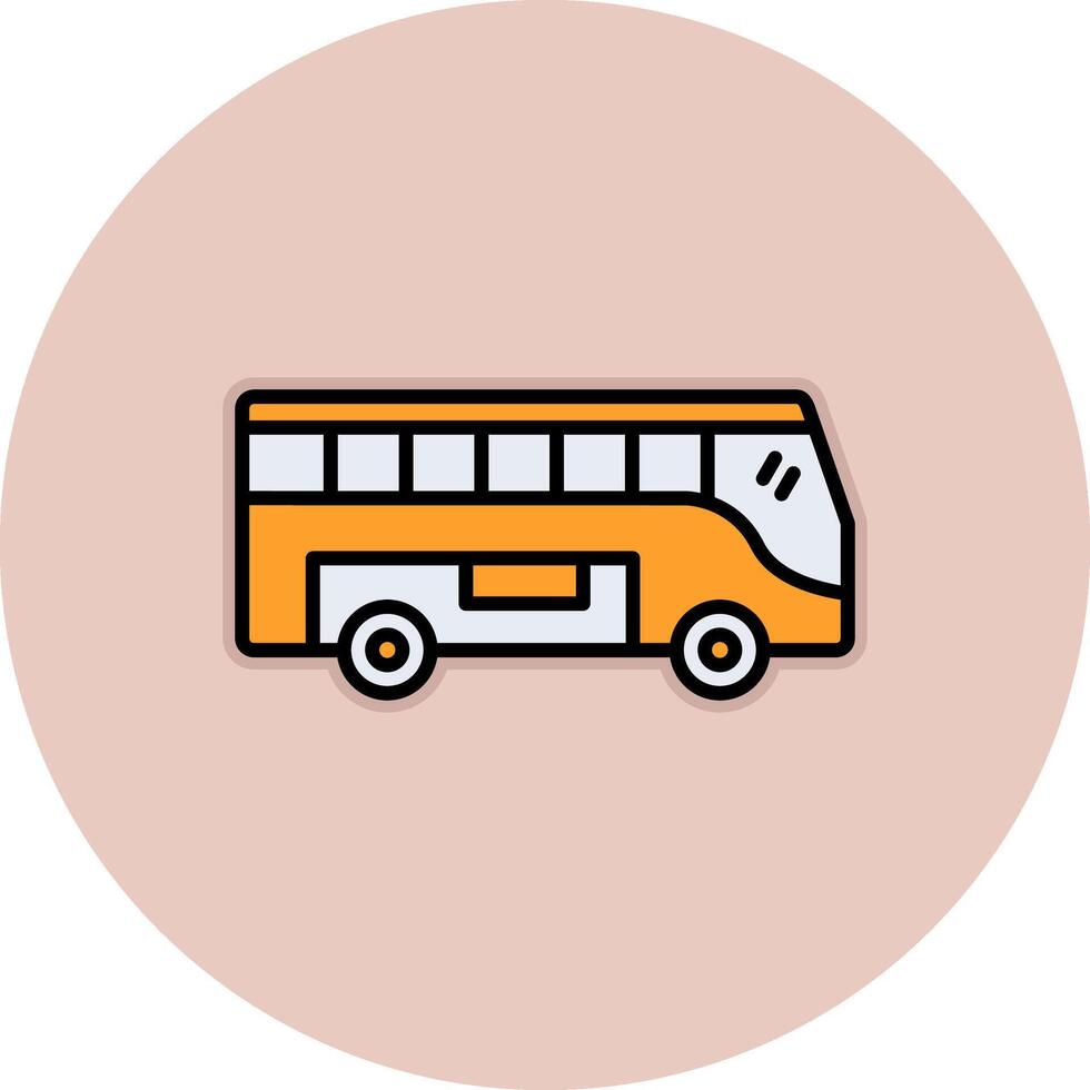 autobús vecto icono vector