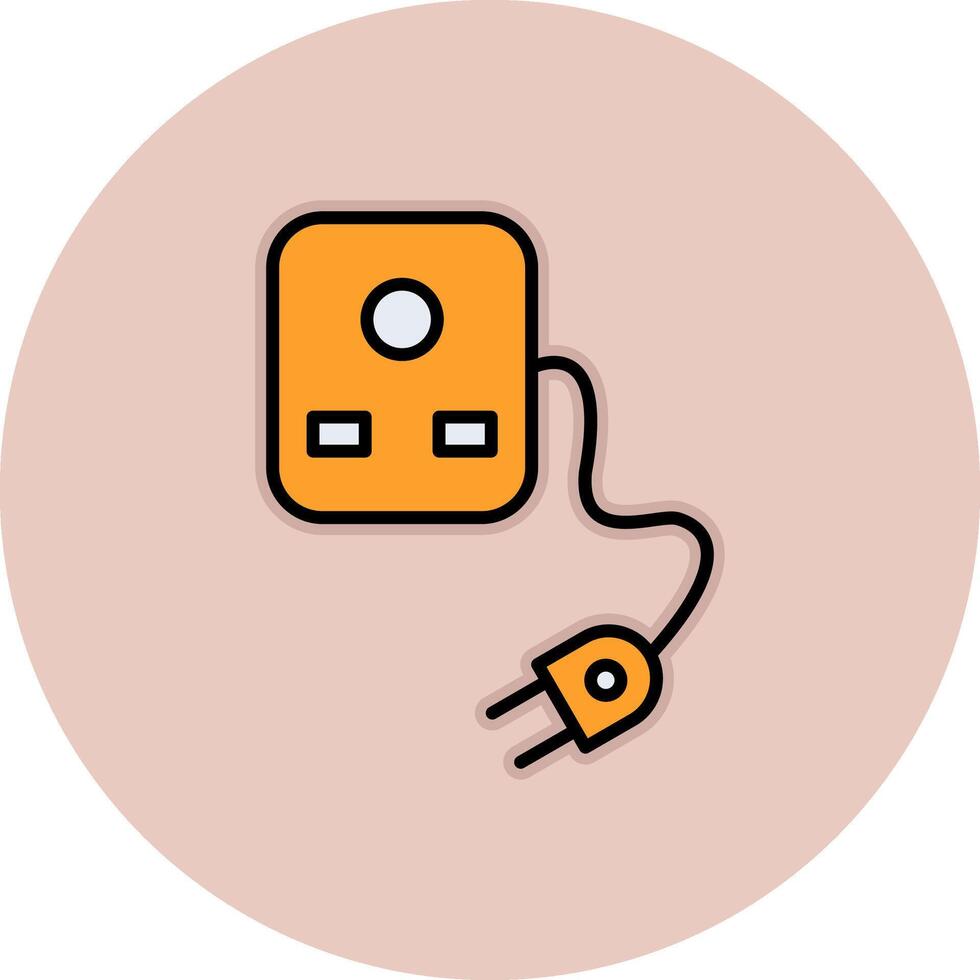 Plug And Socket Vecto Icon vector