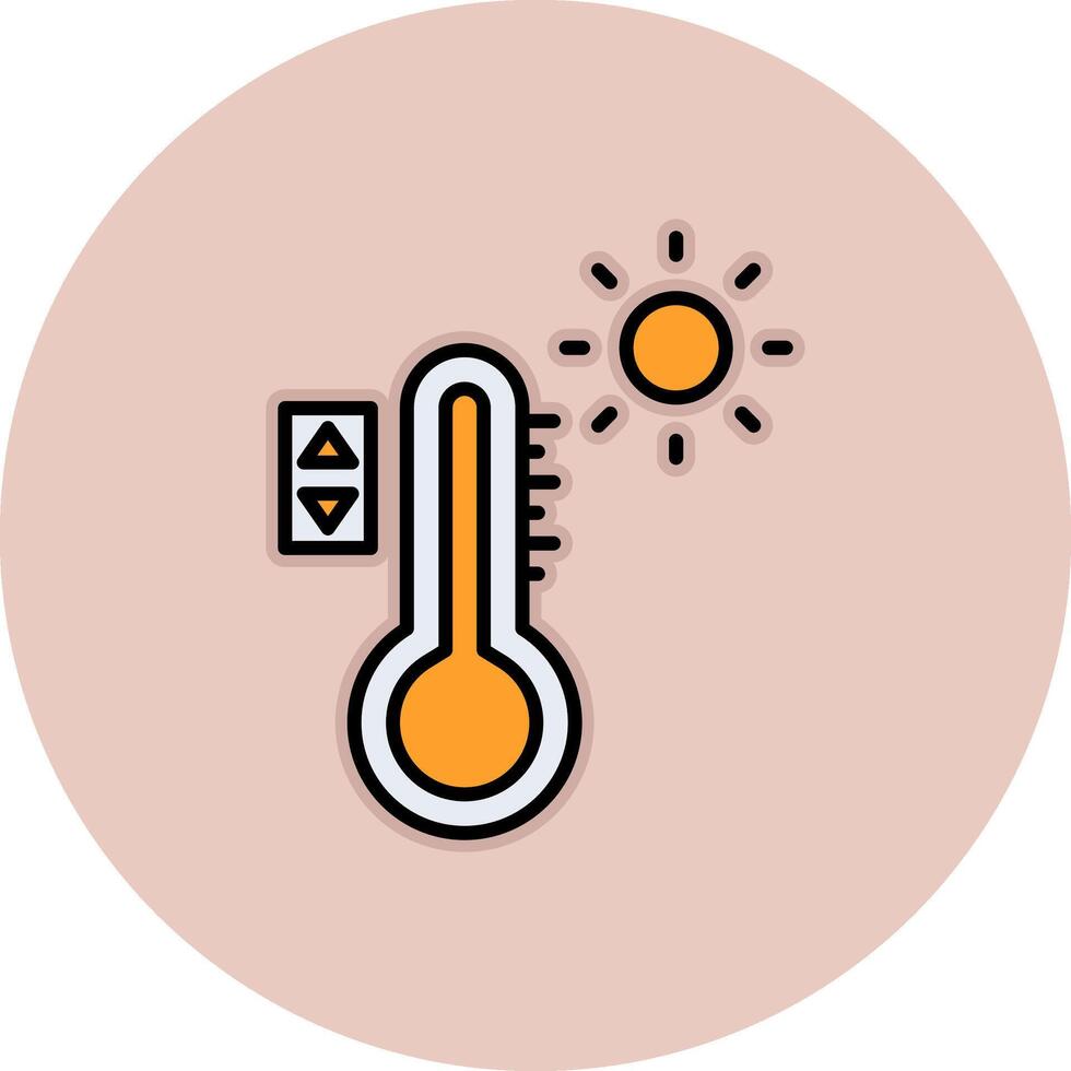 Temperature Control Vecto Icon vector
