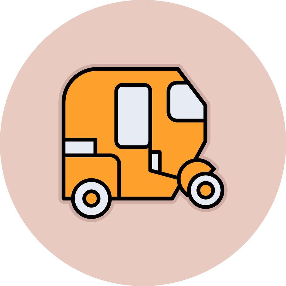 Tuk Tuk Vecto Icon vector