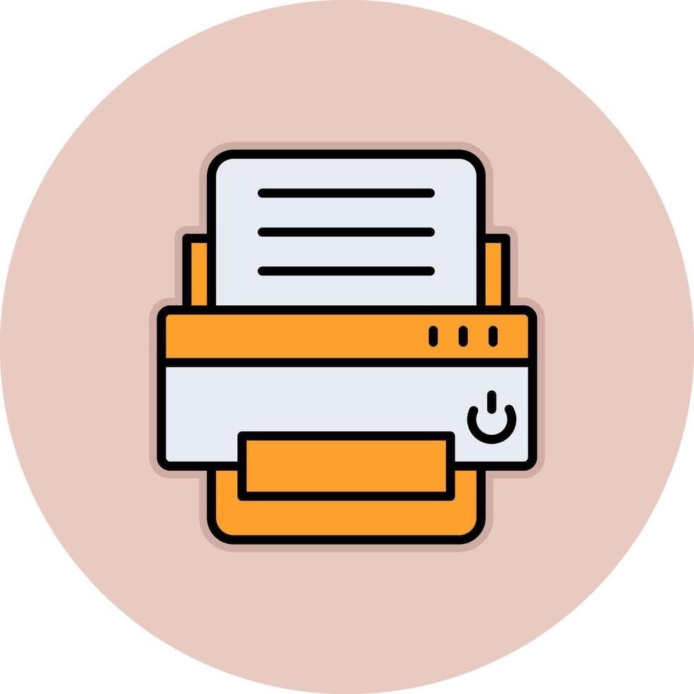 Printer Vecto Icon vector