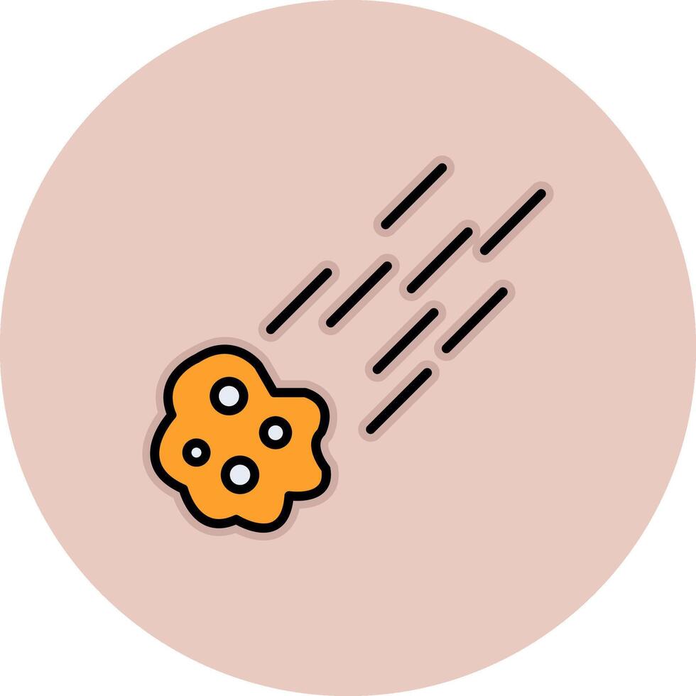 Meteor Vecto Icon vector