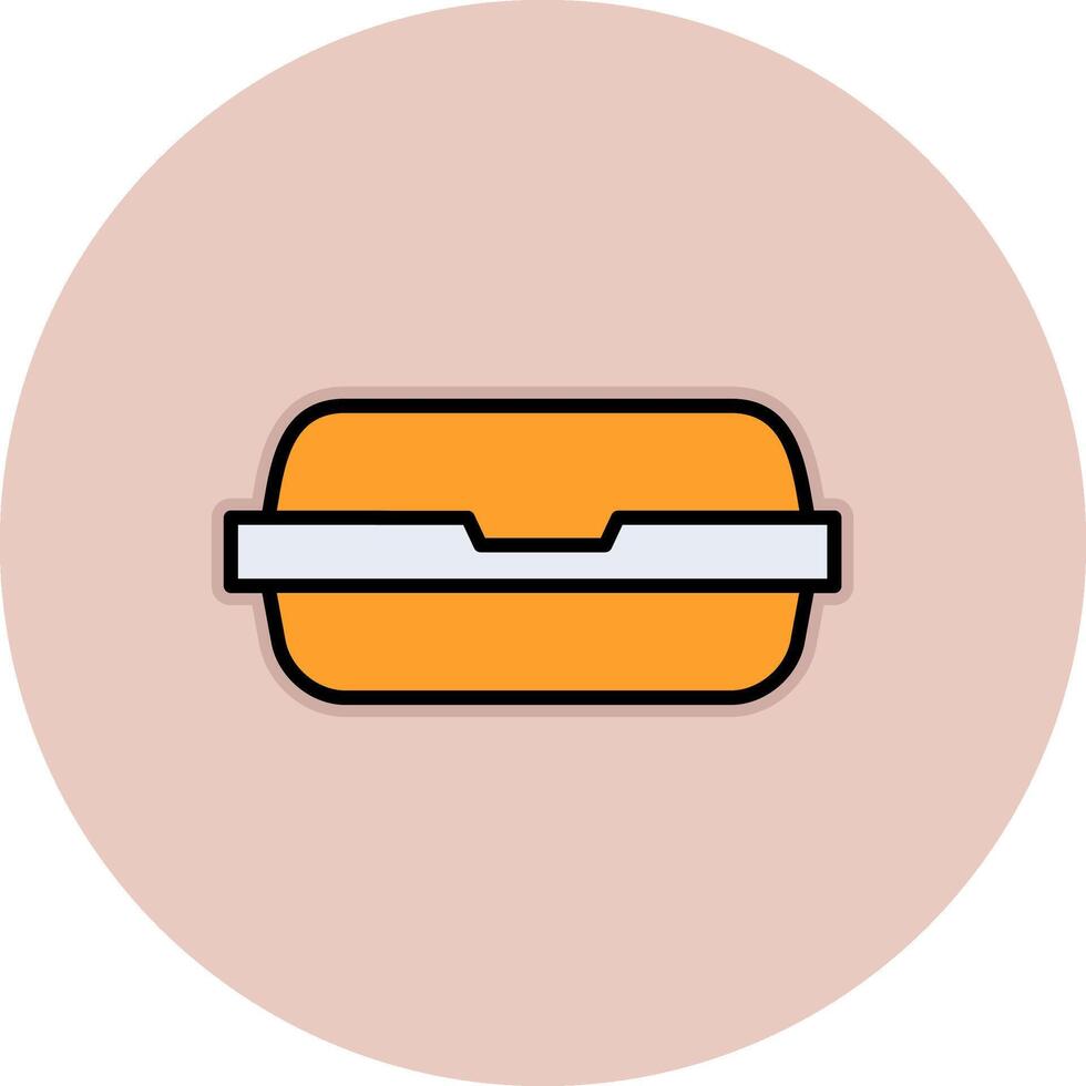 Food Container Vecto Icon vector