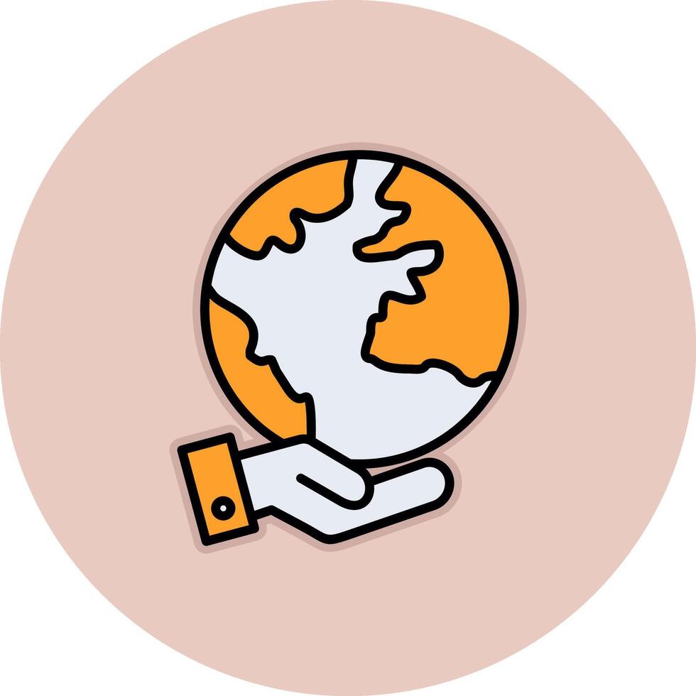 Earth Vecto Icon vector