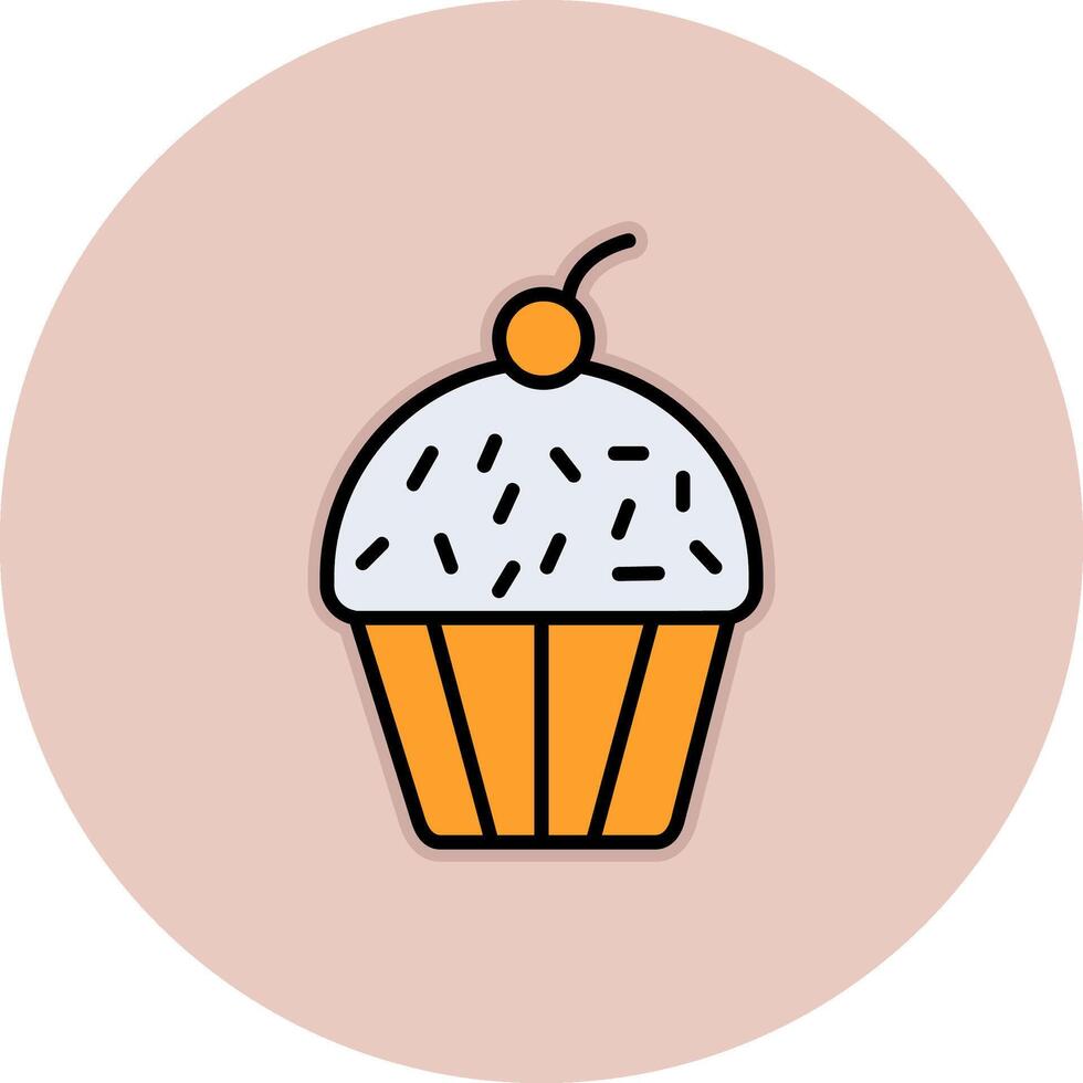 Cupcake Vecto Icon vector