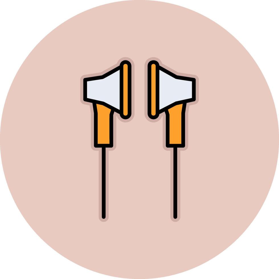 auricular vecto icono vector