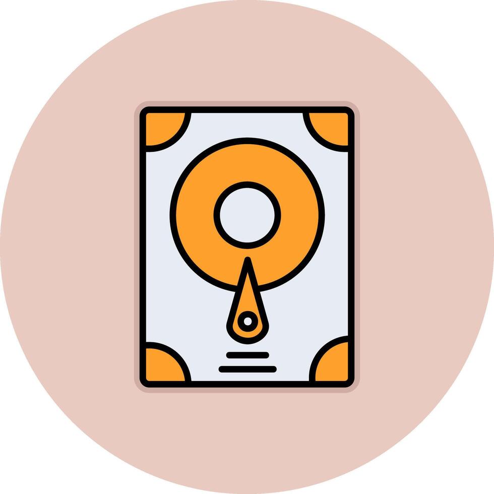 Hard Disk Vecto Icon vector