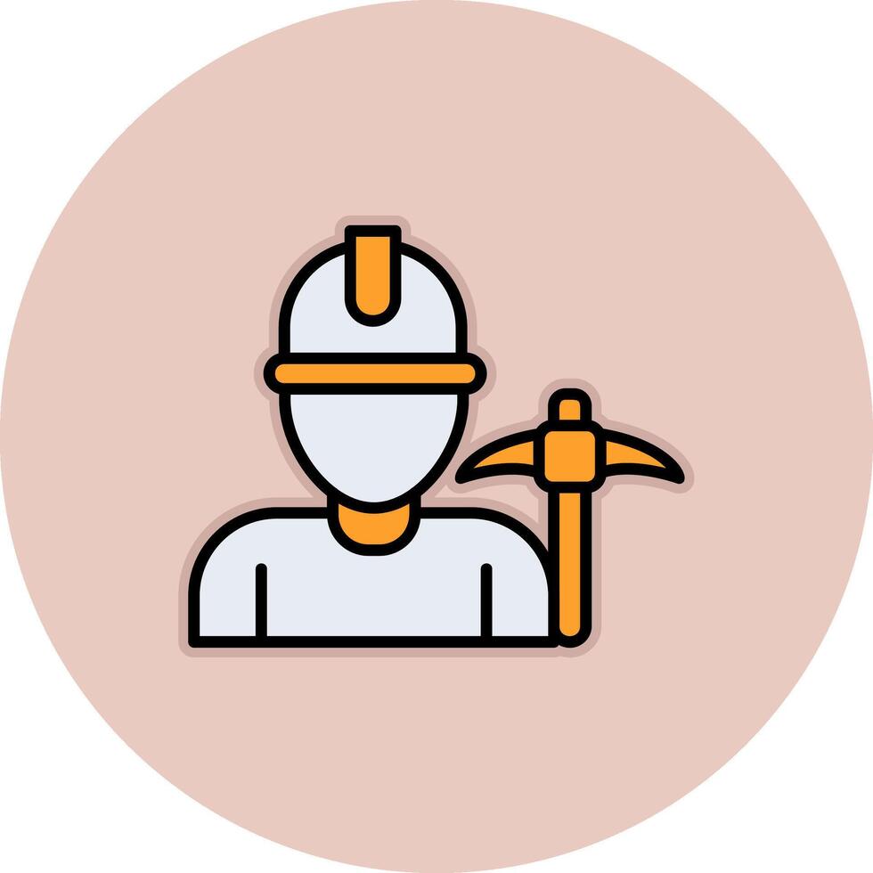 Miner Vecto Icon vector