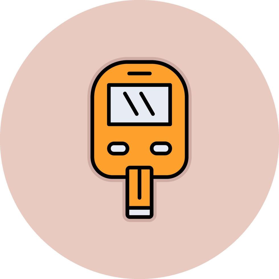 Glucometer Vecto Icon vector