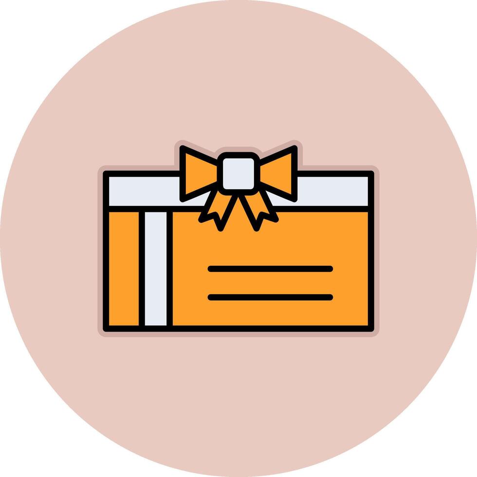 Gift Card Vecto Icon vector