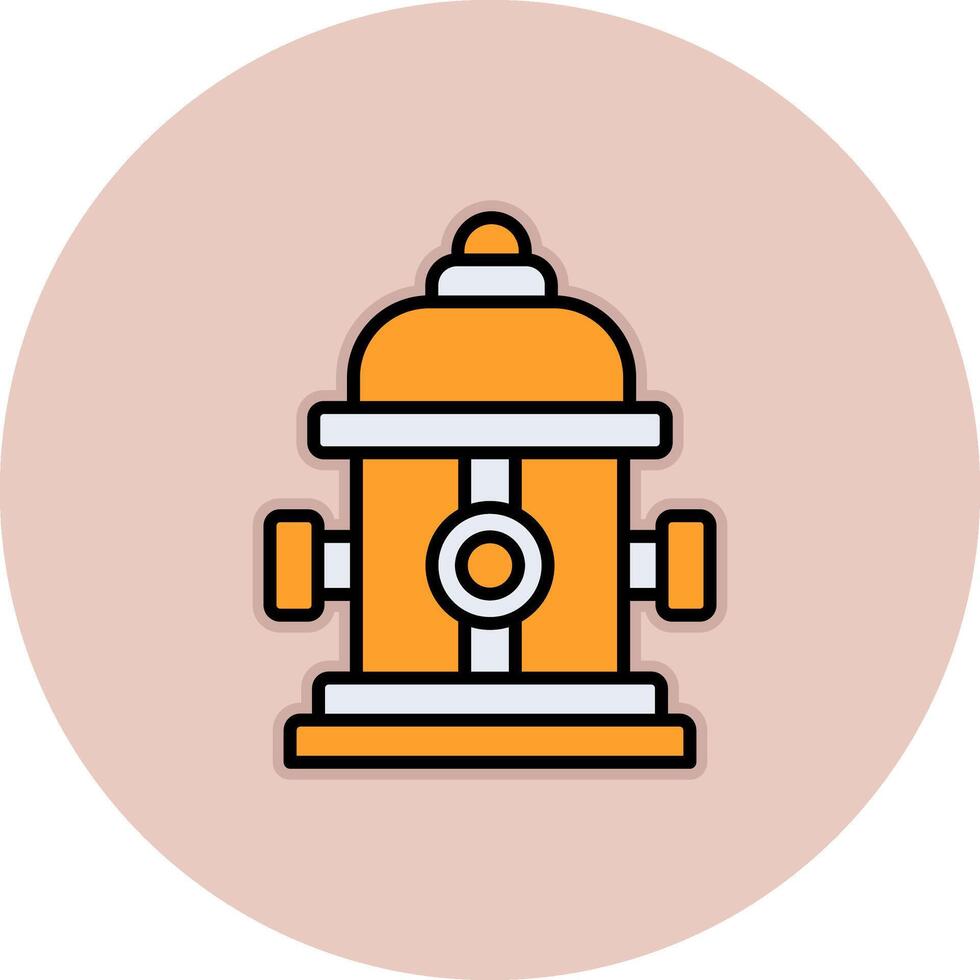 Fire Hydrant Vecto Icon vector