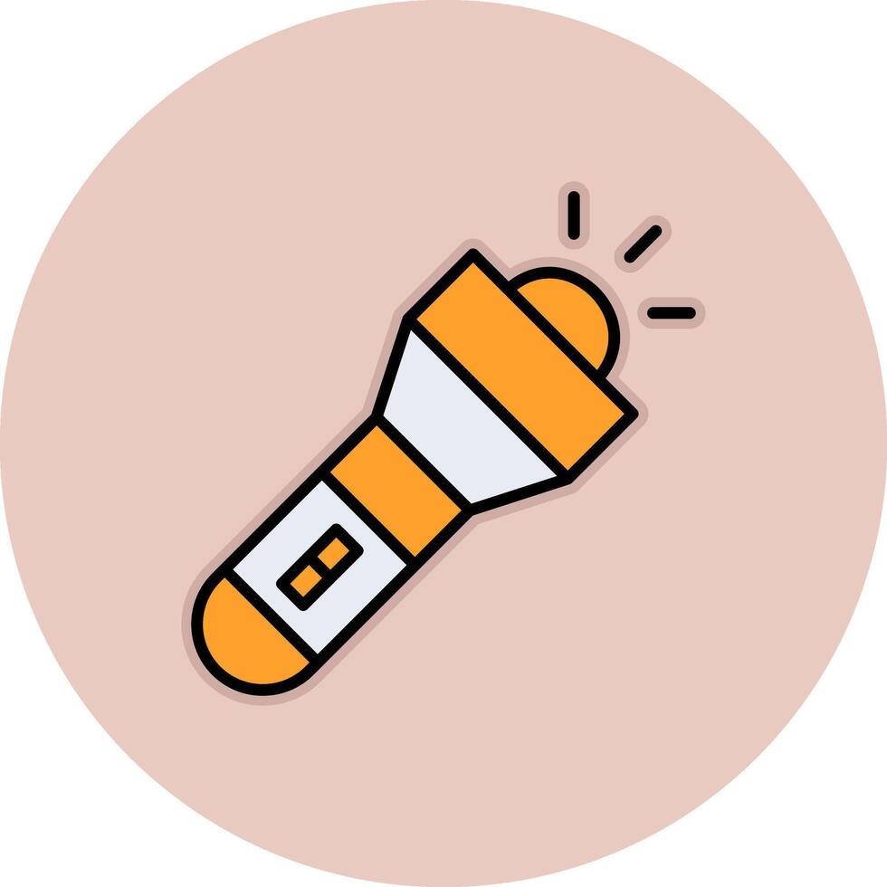 Flashlight Vecto Icon vector