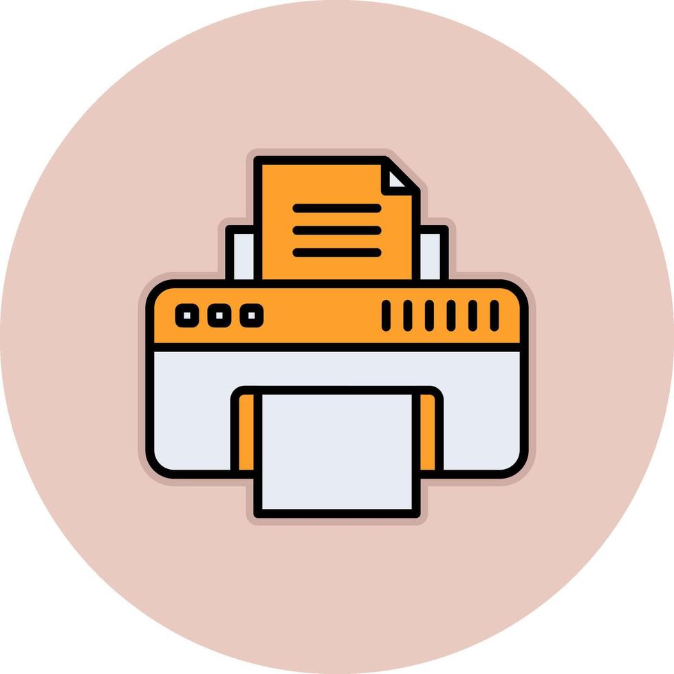 Printer Vecto Icon vector