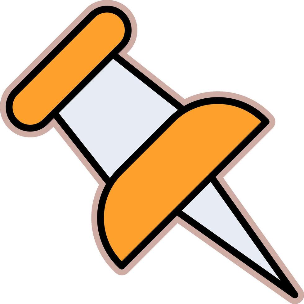 Push Pin Vecto Icon vector