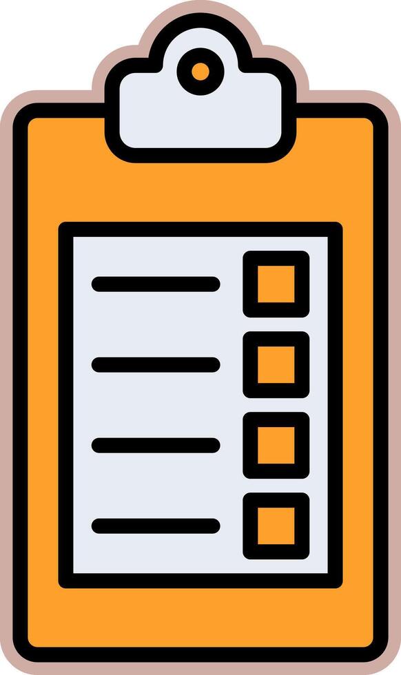 Clipboard Vecto Icon vector