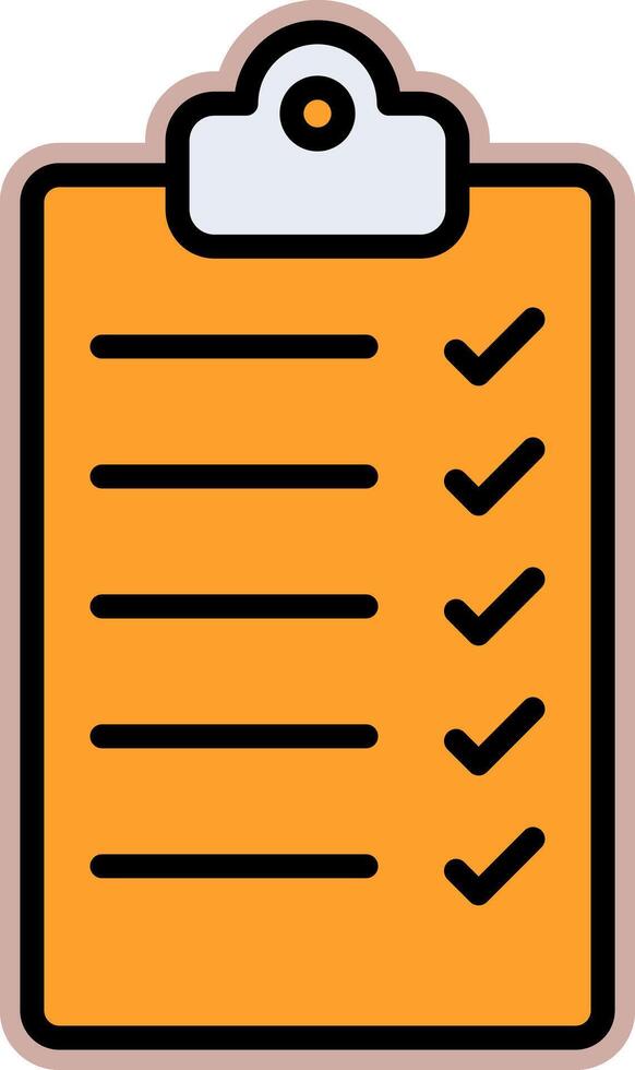 Checklist Vecto Icon vector