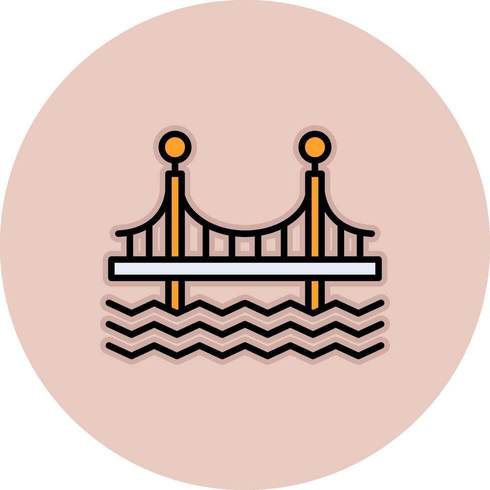 Bridge Vecto Icon vector