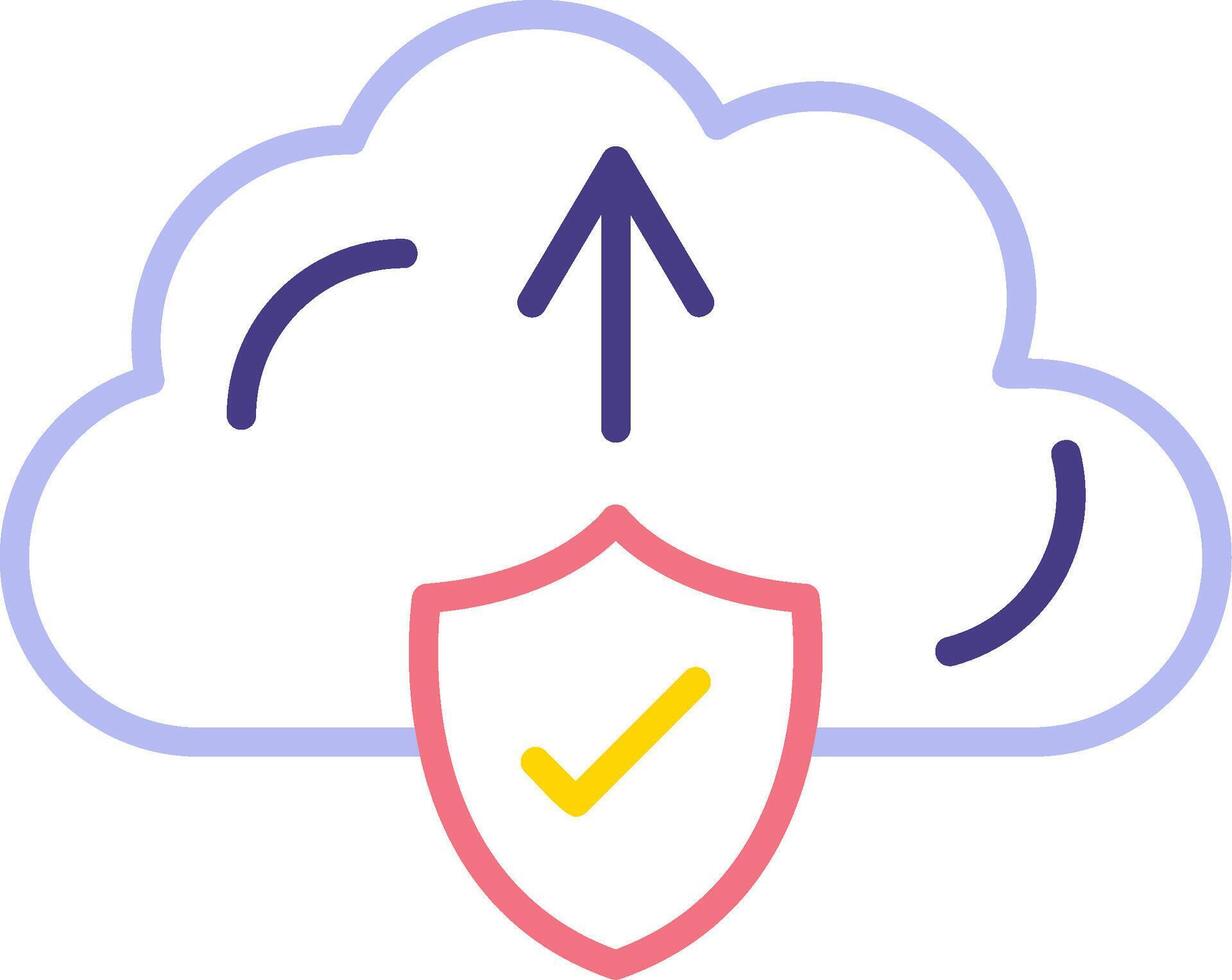 Cloud Upload Vecto Icon vector