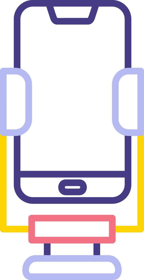 Smartphone Stand Vecto Icon vector