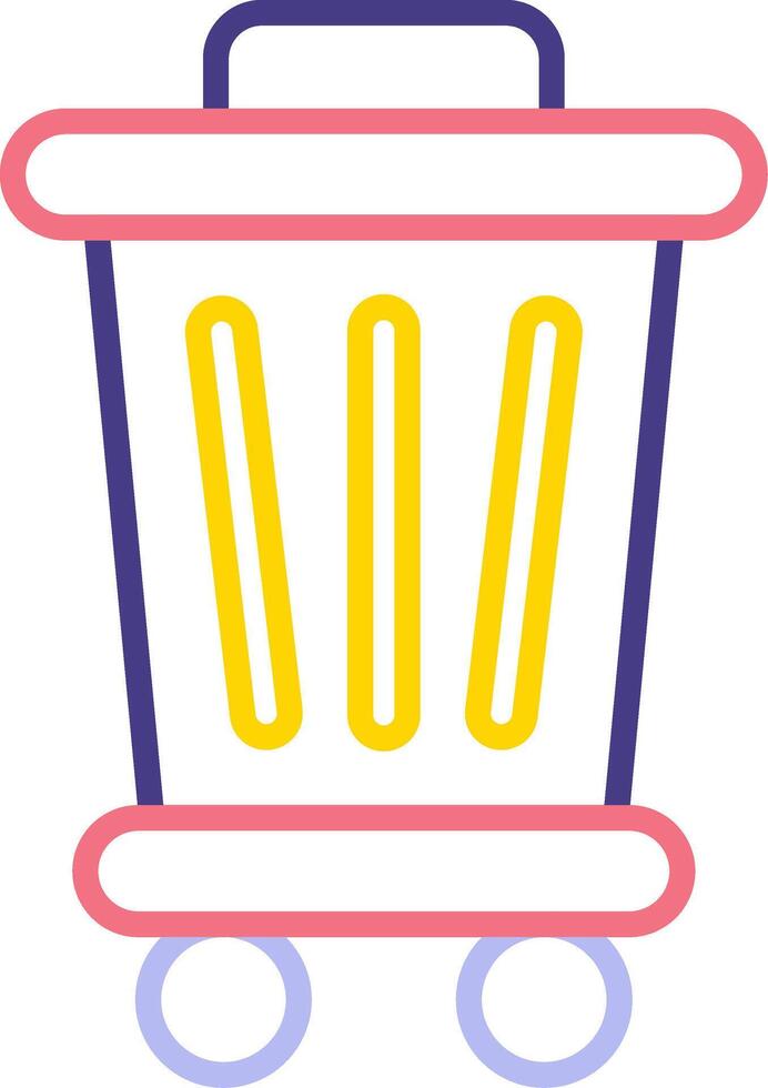 Trash Bin Vecto Icon vector