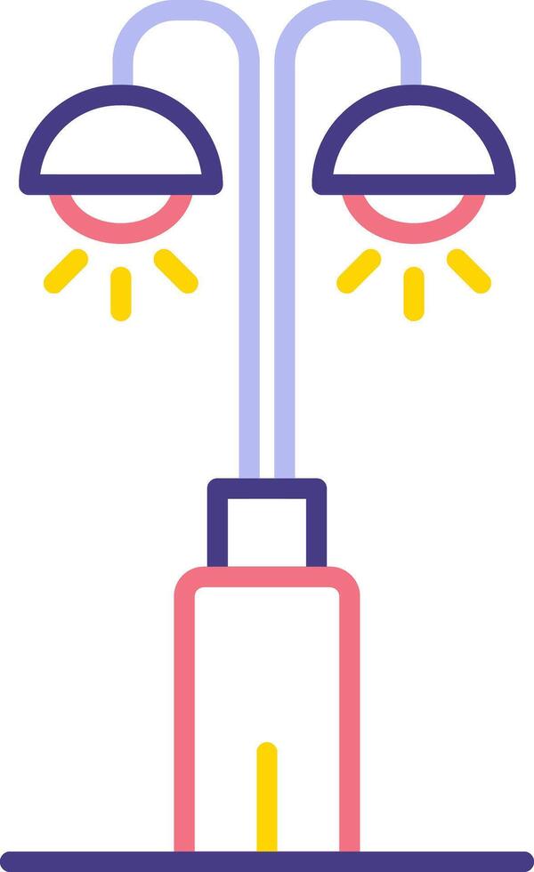 Park Lamp Vecto Icon vector