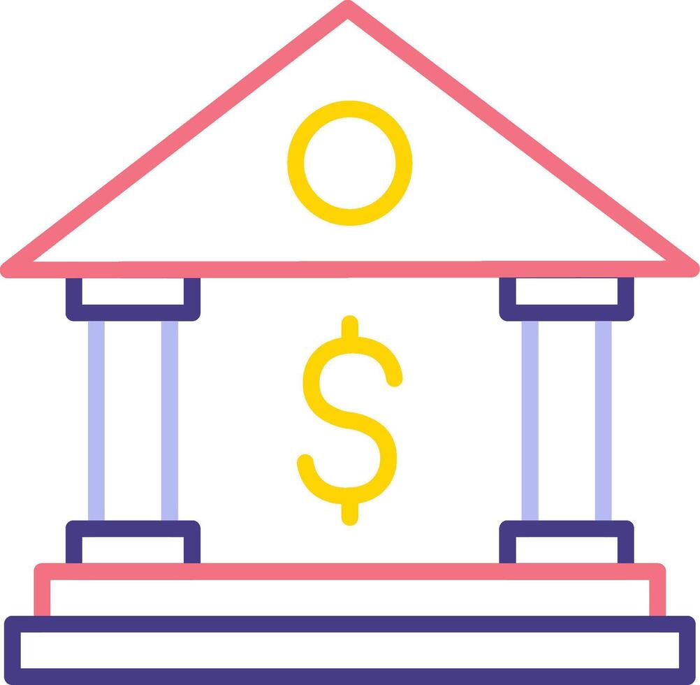 Bank Vecto Icon vector