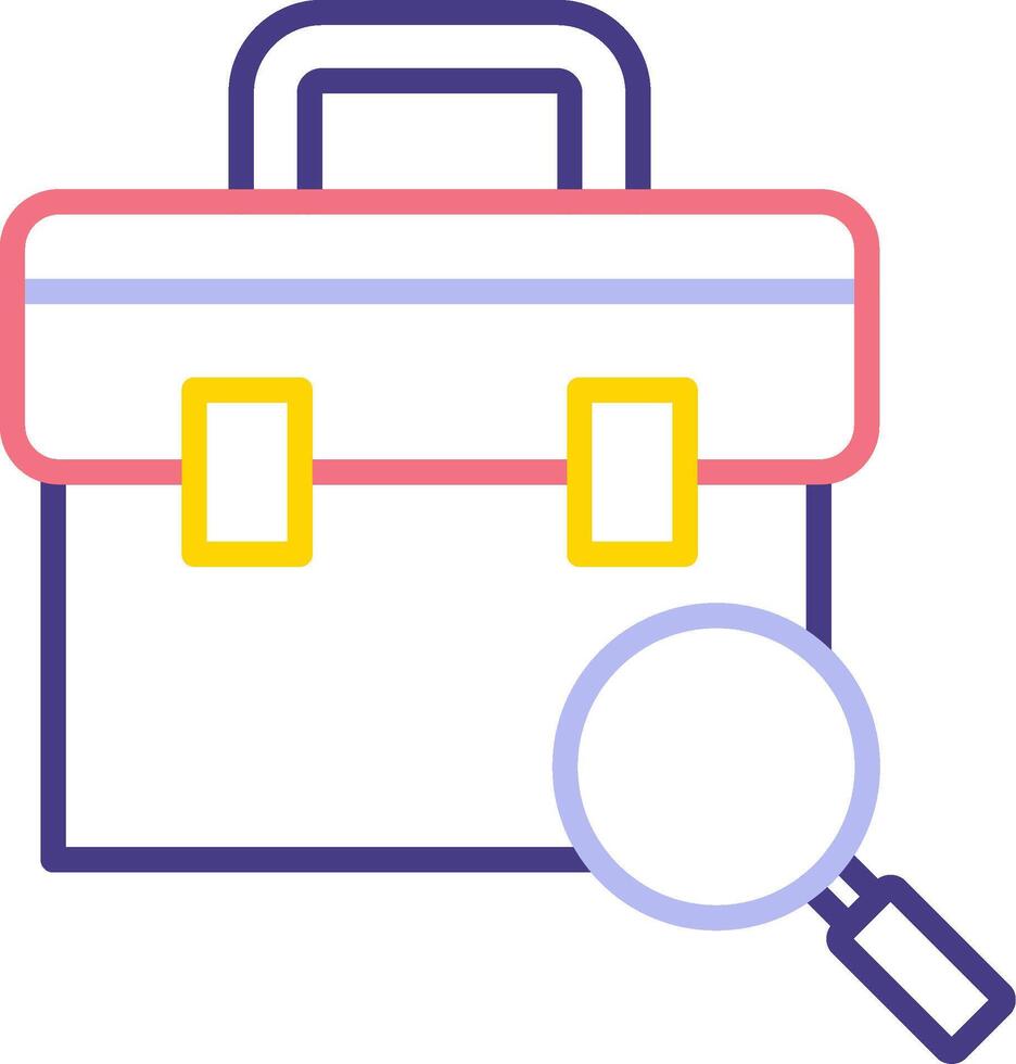 Jobs Search Vecto Icon vector