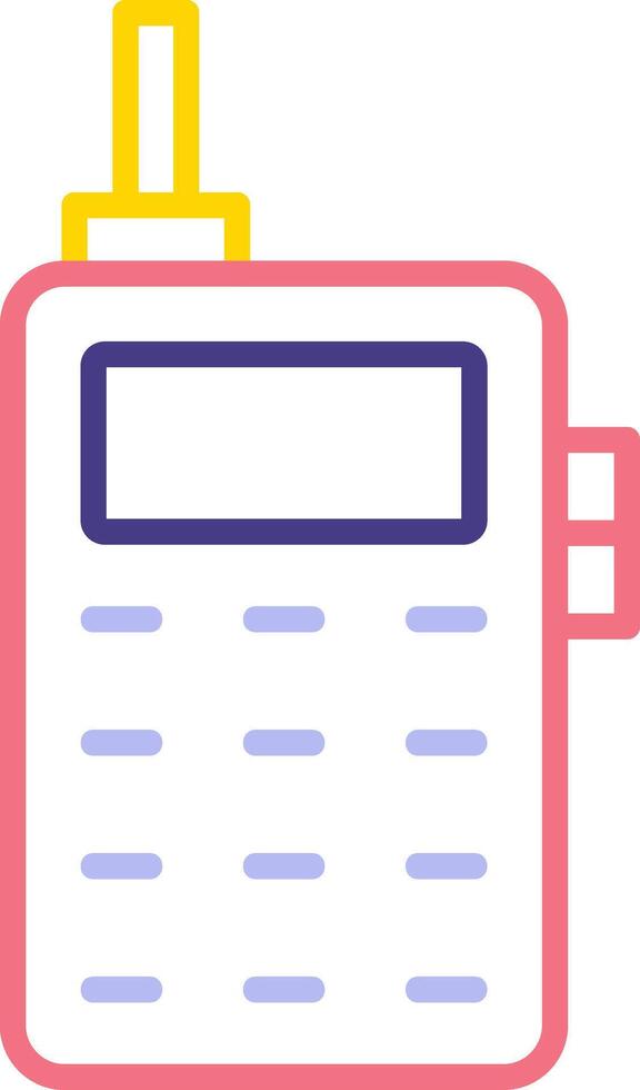Old Phone Vecto Icon vector