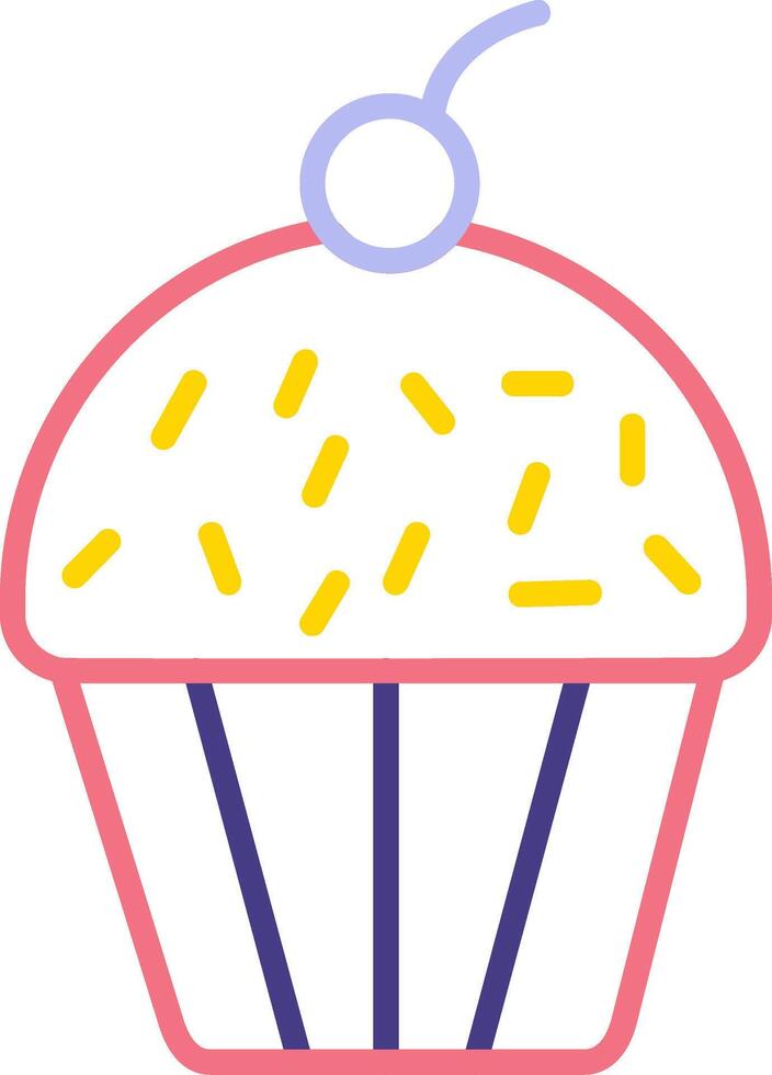 Cupcake Vecto Icon vector