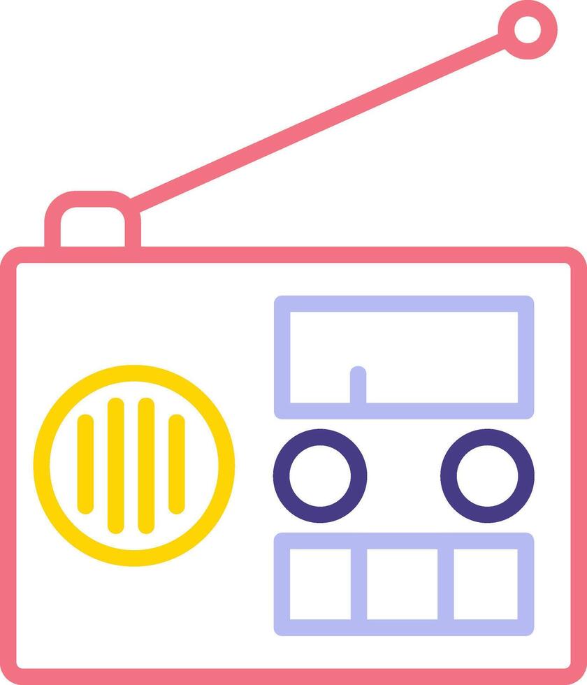 Radio Vecto Icon vector