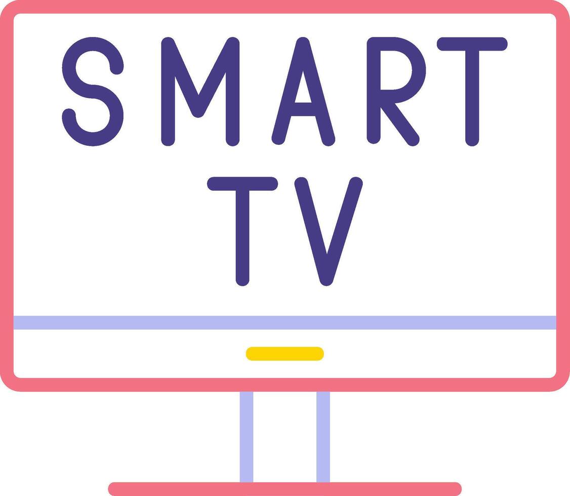 Smart Tv Vecto Icon vector