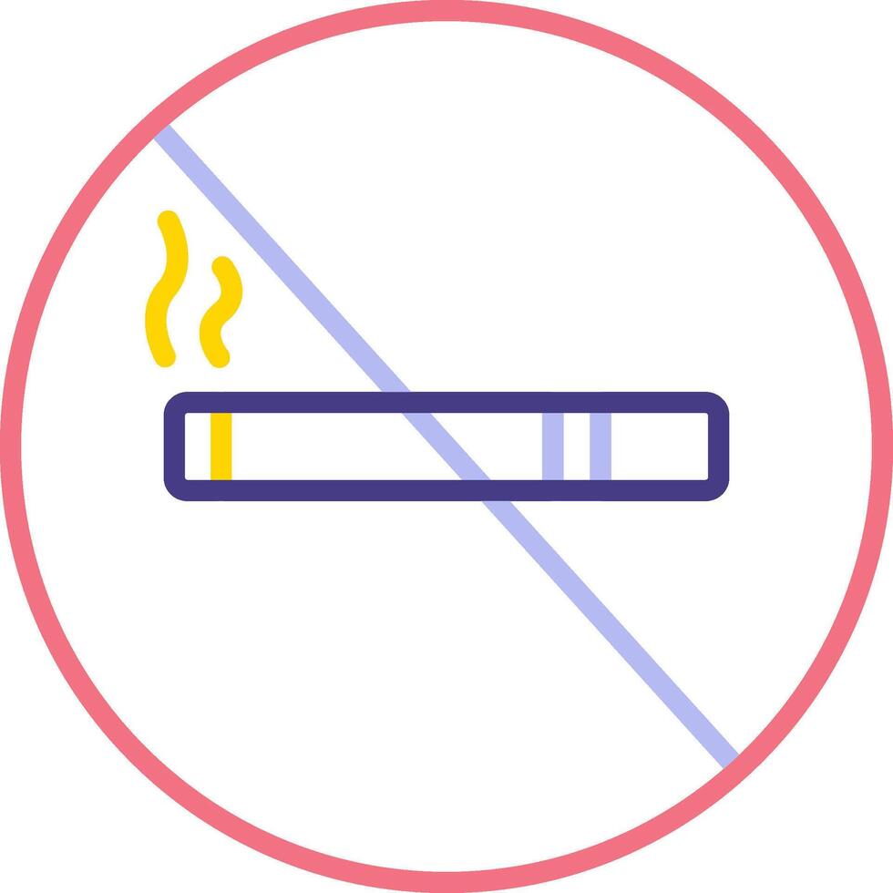 No Smoking Vecto Icon vector