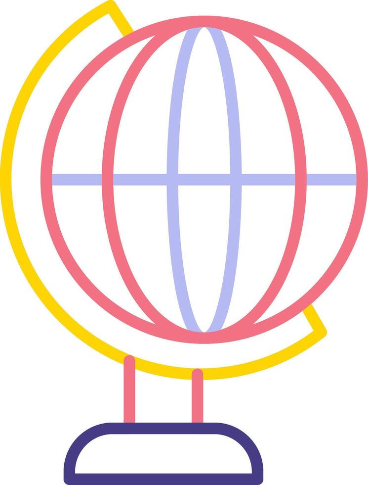 mundo globo vecto icono vector