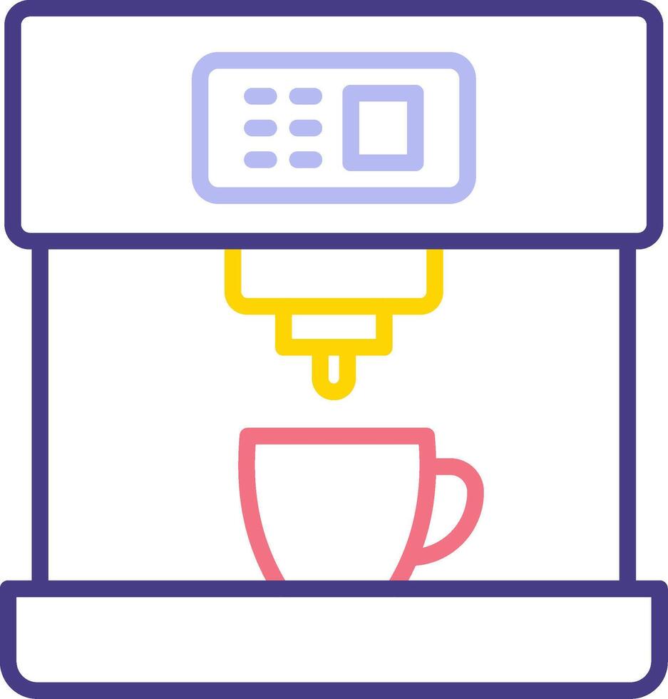 Coffee Machine Vecto Icon vector