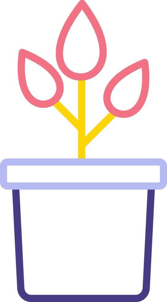Plant Pot Vecto Icon vector