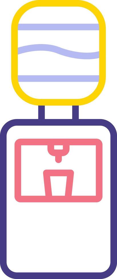 Water Cooler Vecto Icon vector