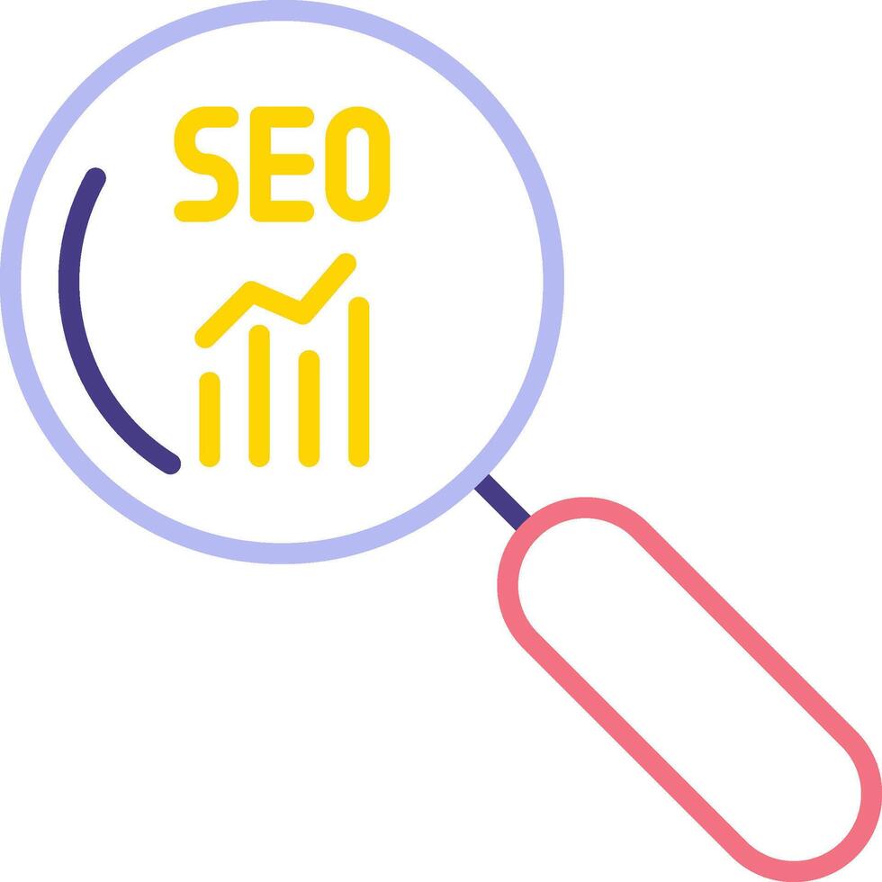 Seo Search Vecto Icon vector