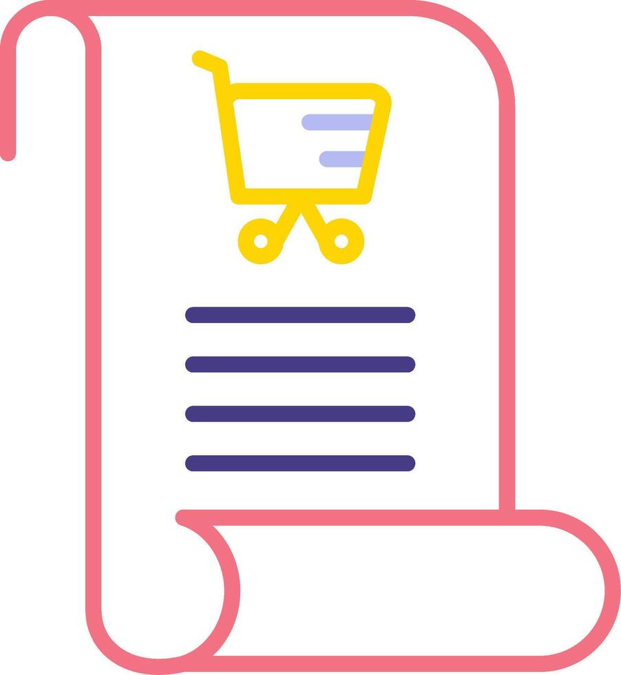 Shopping List Vecto Icon vector