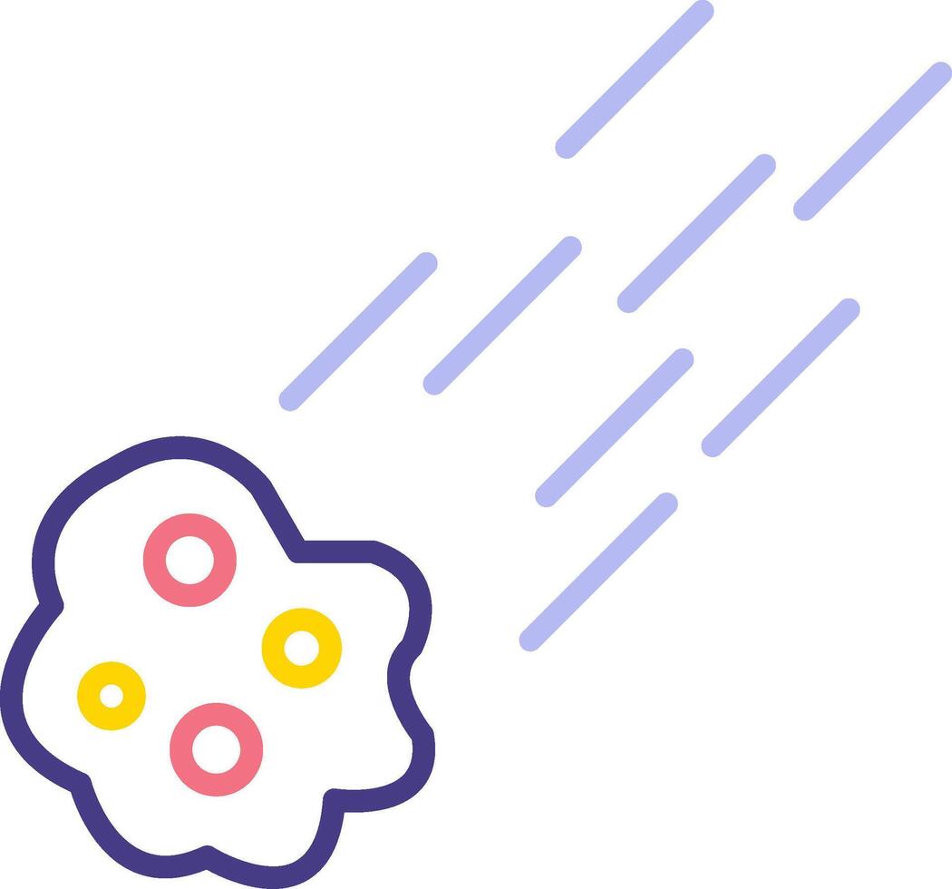 Meteor Vecto Icon vector