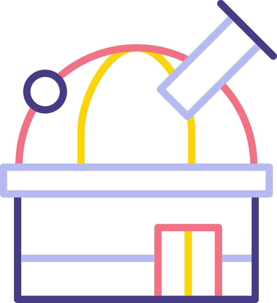 Space Observatory Vecto Icon vector
