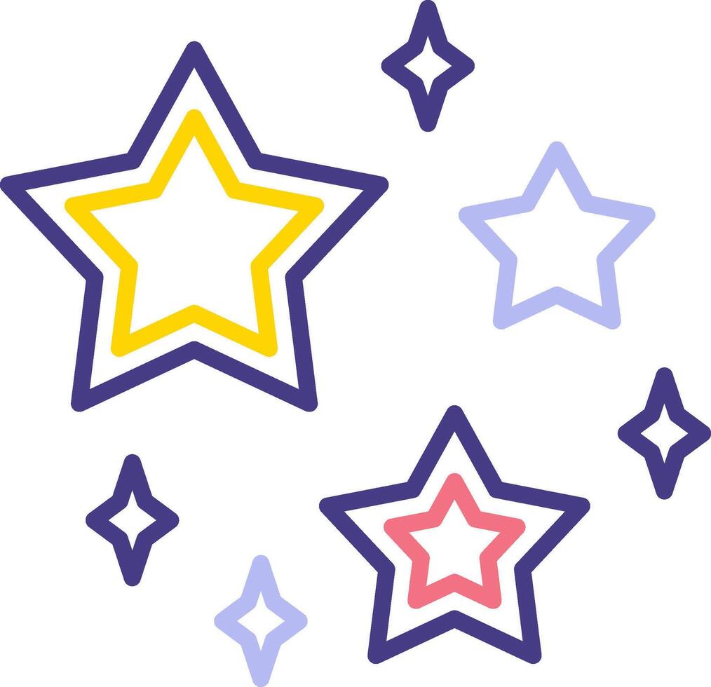 estrellas vecto icono vector