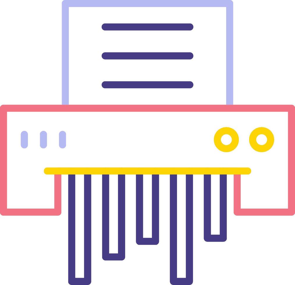 Paper Shredder Vecto Icon vector