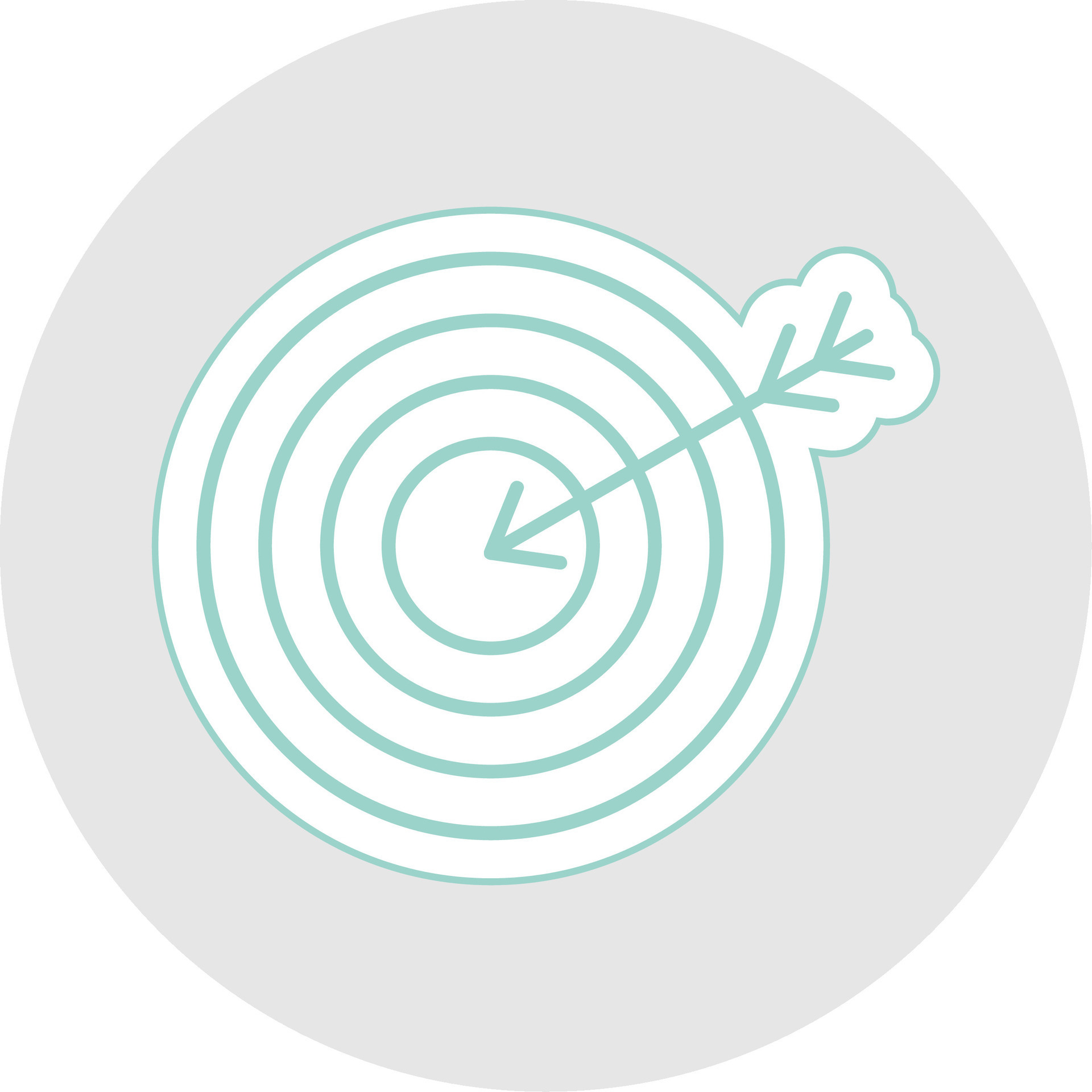 Objective Line Sticker Multicolor Icon 37843612 Vector Art at Vecteezy