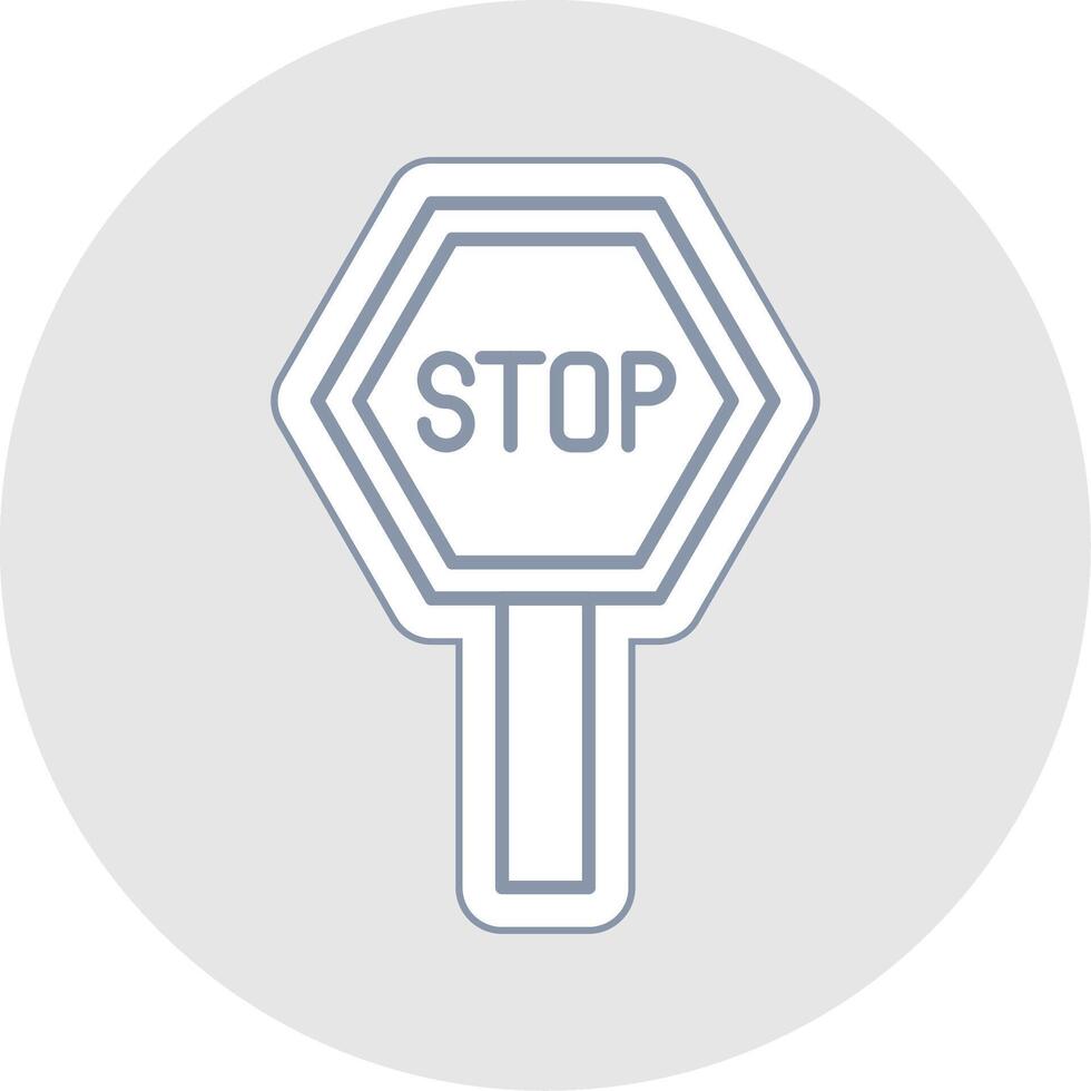 Pit Stop Line Sticker Multicolor Icon vector