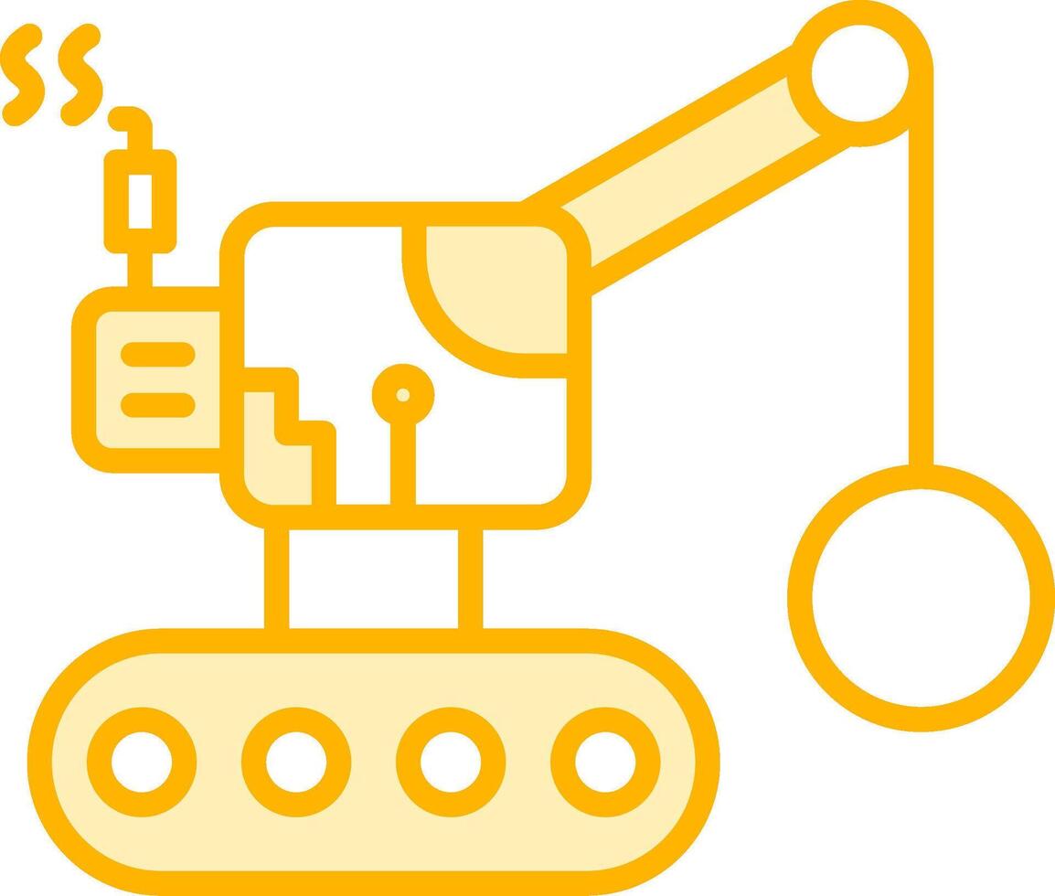 Wrecking Ball Vecto Icon vector