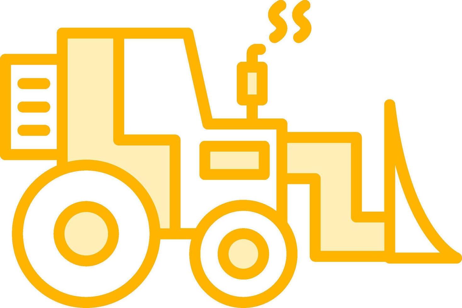 Bulldozer Vecto Icon vector