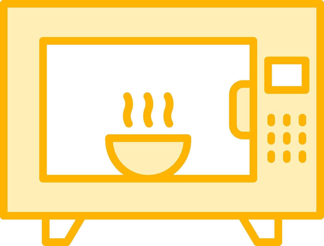 Microwave Oven Vecto Icon vector